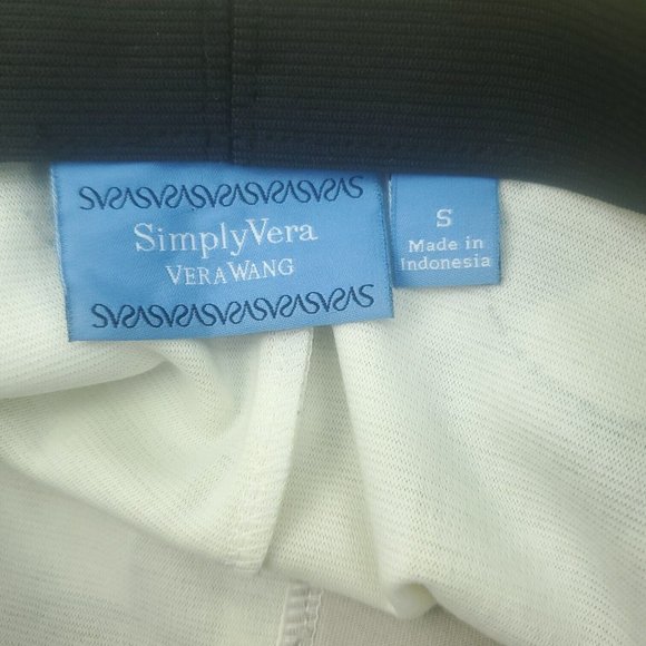 Simply Vera Vera Wang Womens Yellow Geometric Elastic Band Mini Skirt Size Small - Picture 7 of 11